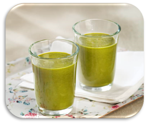 Receta Jugo Verde de Espinacas y Zanahoria