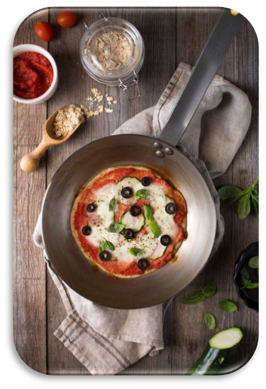 Receta Pizza de Avena